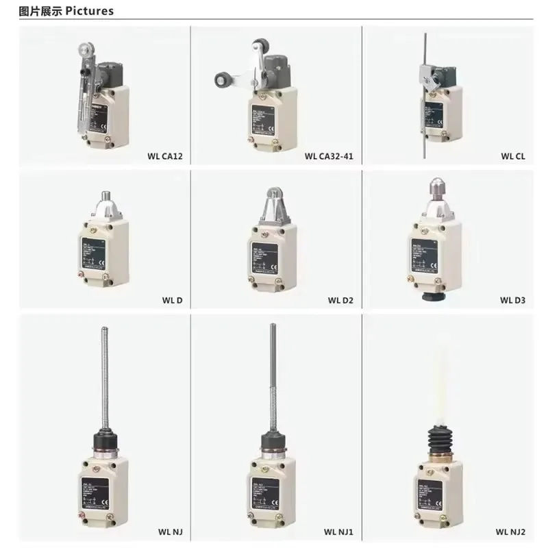 IP65 Waterproof Travel Limit Switch Long Life Structure Oil-Proof Industrial Momentary Limit Switch for CNC Machine