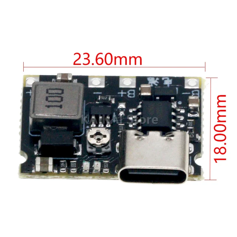 Typ-C USB 3,7 V 4,2 V 1a 5W Lithium-Li-Ion Batterie ladegerät platine DC-DC Aufwärts-Boost-Modul tp4056 DIY-Kit-Teile