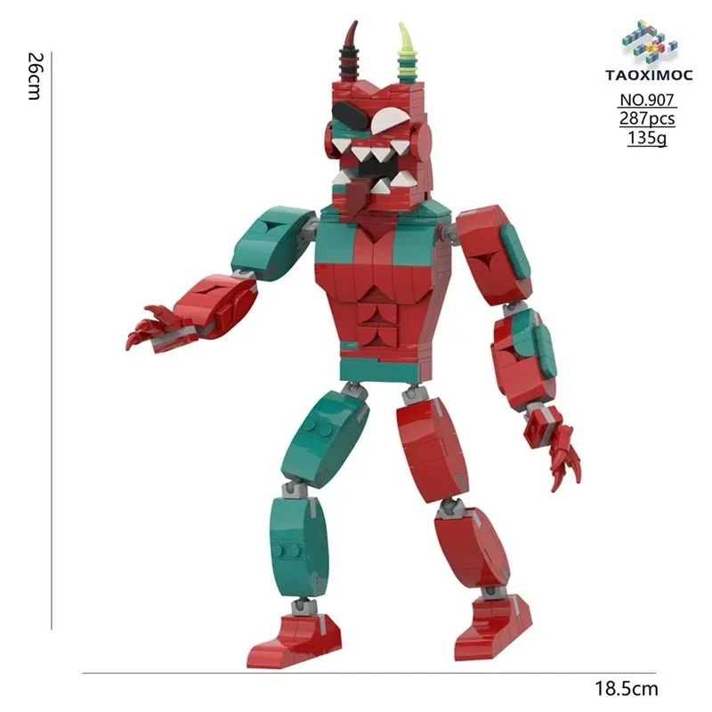 

Garten Of Banban Chapter 8 Building Block Monster Figure Model For Kids And Collectors Cute Spooky Table Decor Birthday Gift