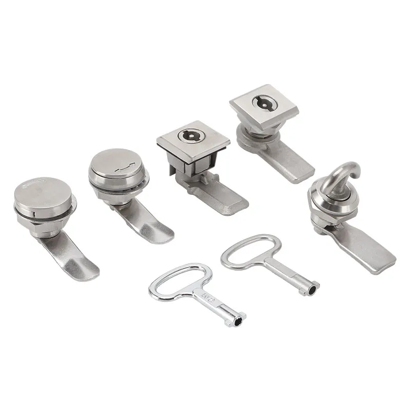 1 Juego de Cerraduras de Acero Inoxidable para Cajones, Armarios Eléctricos, Buzones, Armarios, Puertas y Muebles, Herrajes para la Industria del Mueble
