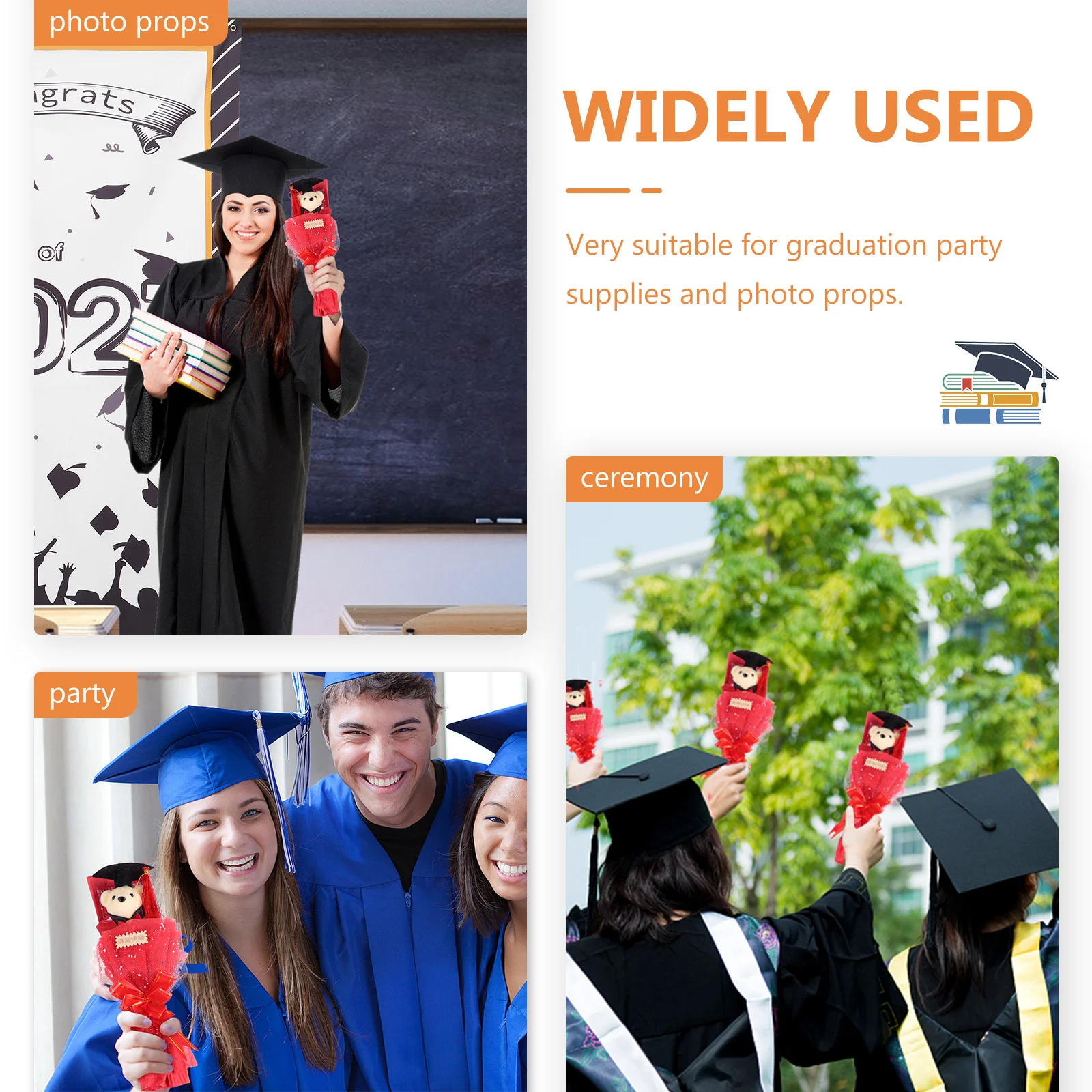 

Stuffed Animals Bear Bouquet Gradulation Commencement Presents Bride Party