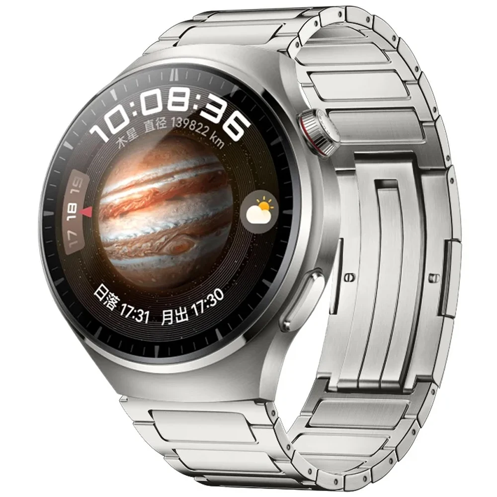 Titanium 22mm Uhrenarmband für Huawei Watch GT 7 Pro 6 5 4 3 Herren Business-Armband Luxus-Metallarmband für Xiaomi Watch 5 S5 S4 S3