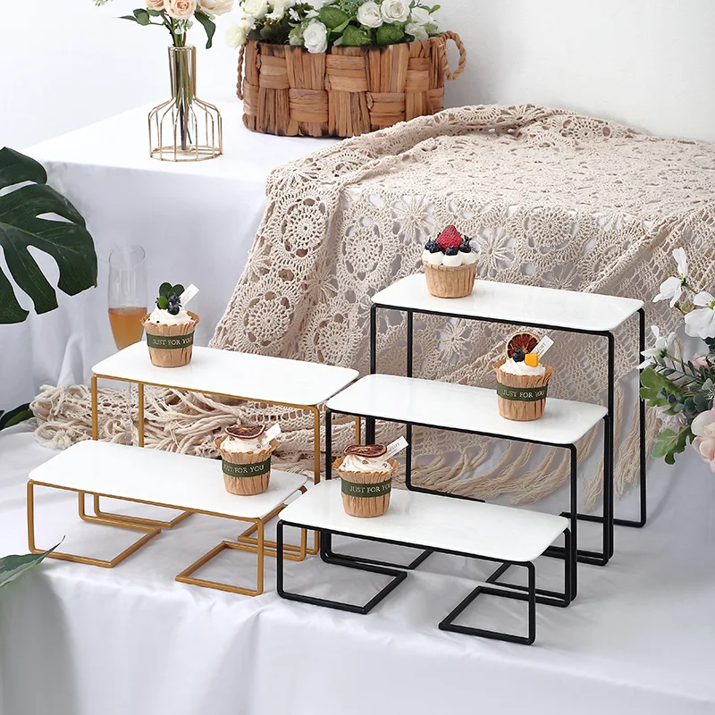 

Tall Multi-layer Cake Tray Dim Sum Dessert Table Display Stand Cupcake Mousse Bread Three-layer Buffet