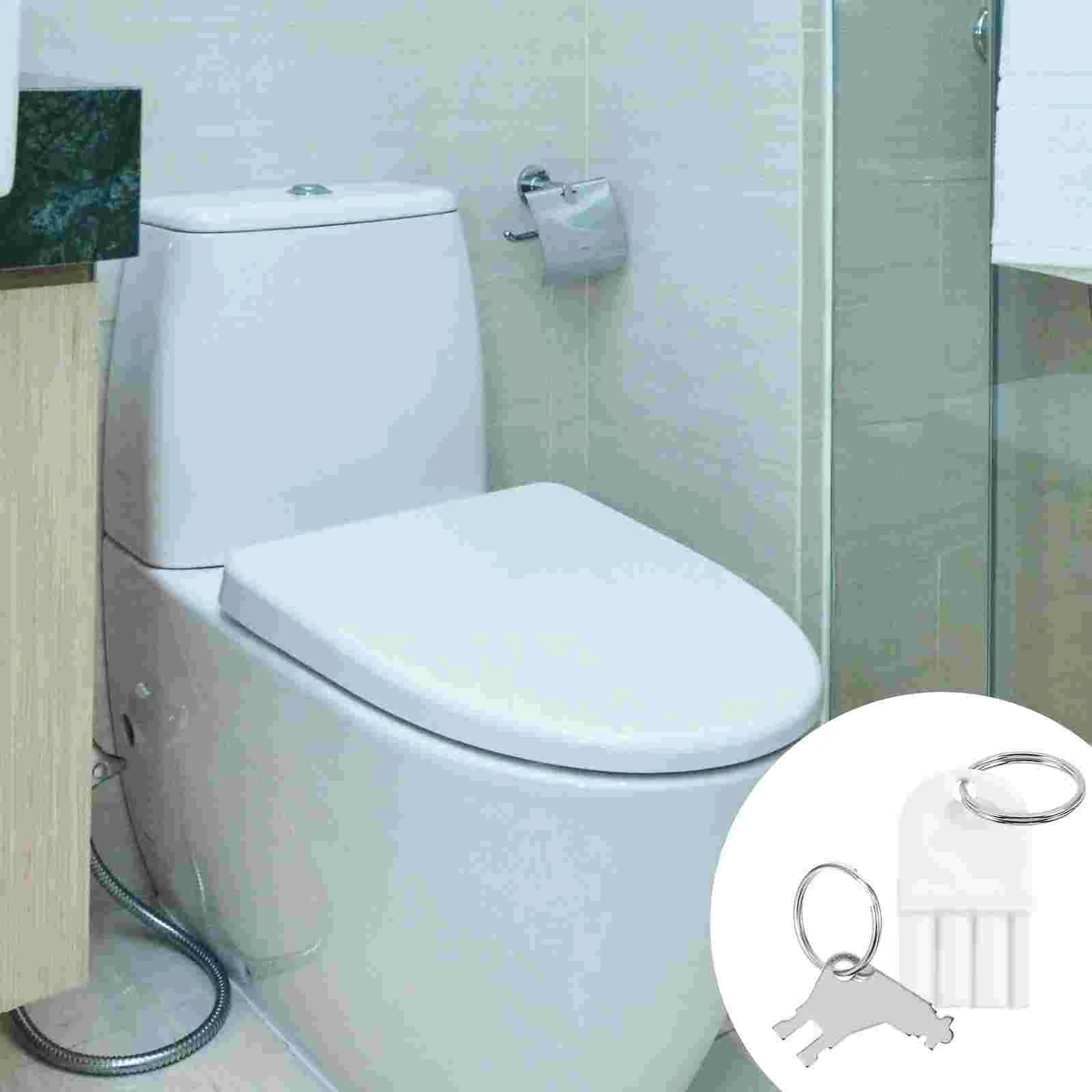 2 Sets Universal Paper Towel Dispenser Keys Toilet Holder Wall Mount Metal Commercial