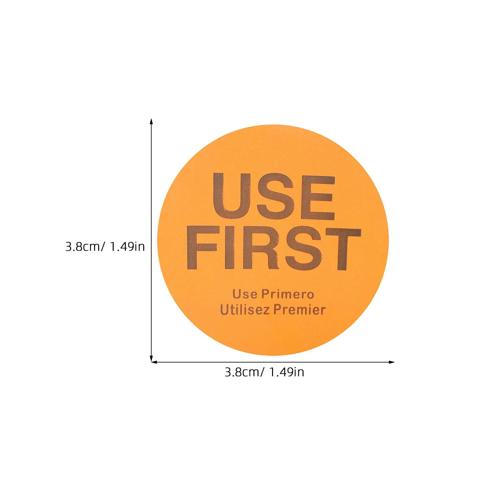 4 Rolls Adhesive Food Safety Labels for Halloween Christmas New Year – Inventory & Service Stickers