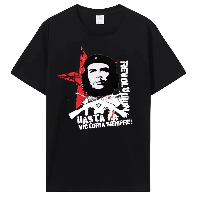 Che Guevara T-Shirt Men Women Cotton Graphic Printed Short Sleeve Retro Political Art Streetwear 2026 Loose Casual 2026 Hot Sale