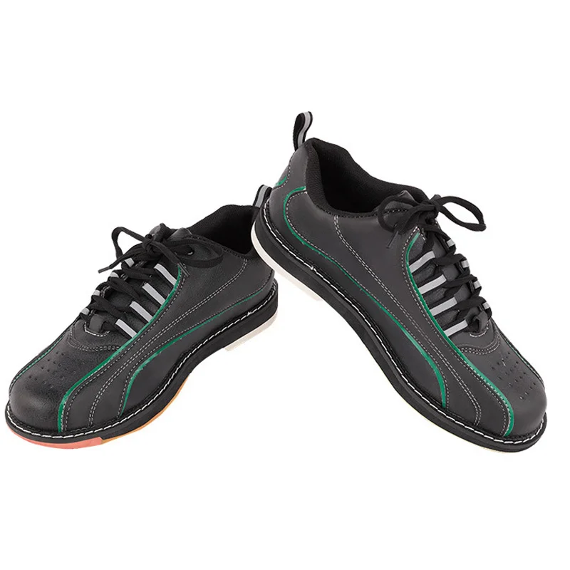 

New Black Bowling Boots For Men Women Size 35-46 Anti Slip Breathable Indoor Bowling Training Shoes Universal Soles