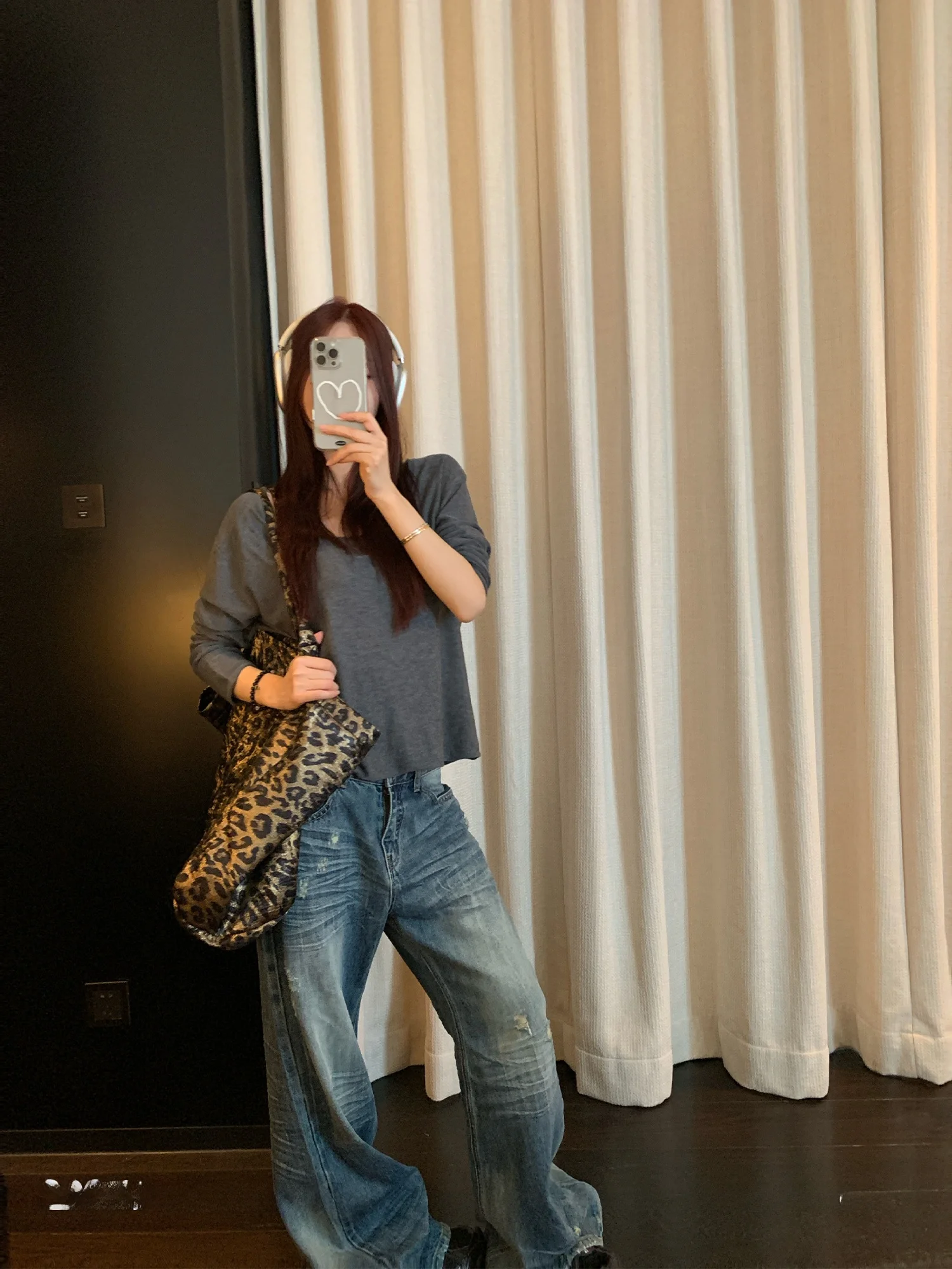 

Women's ey Woolen Knitted Loose Fit round Ne Top Casual Sle Long Sve Polyester Fiber Blend Comfortable Winter irt