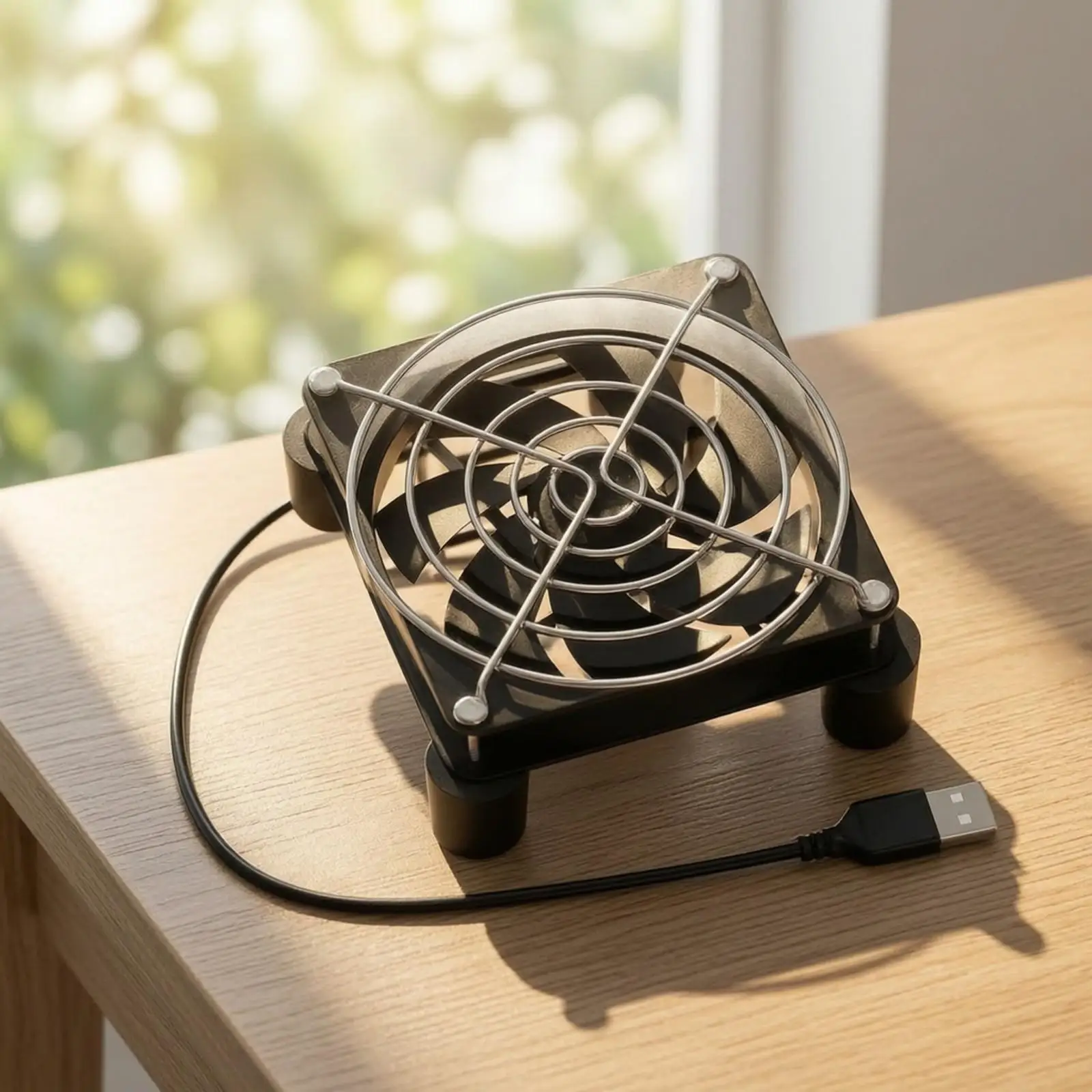 USB Powered Cooling Fan 5V for Modem Router Gateway with 1 Meter Cable Equipment Cooler