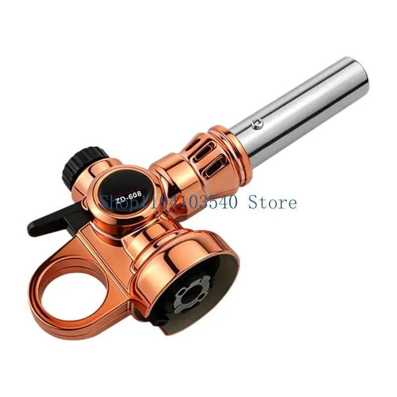 02DC Compacts Butanes Torch Adjustable For Baking Welding With 360 Degree RotationS And Continuous Flame Adjustment