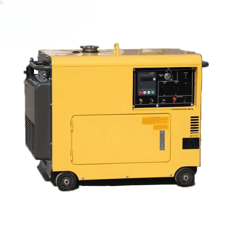 Silent type diese  generator 7.5kw 7.5kva 7500w Diese  Generator