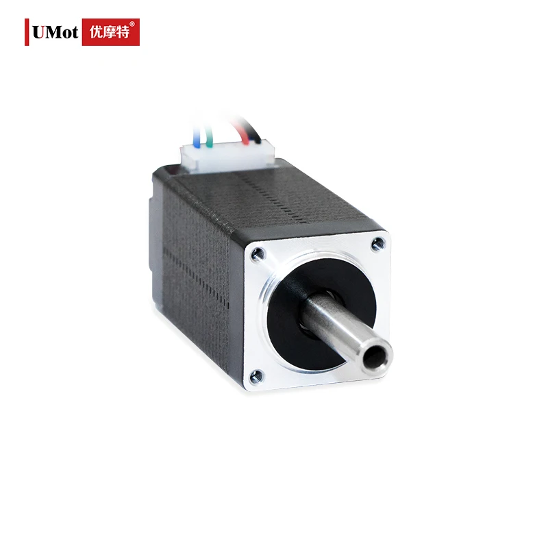 UMOT Miniature NEMA 8 Twin Shaft Motor 2 Phase Micro Electric CNC Hybrid Single Shaft NEMA 8 Hollow Shaft Stepper Motor