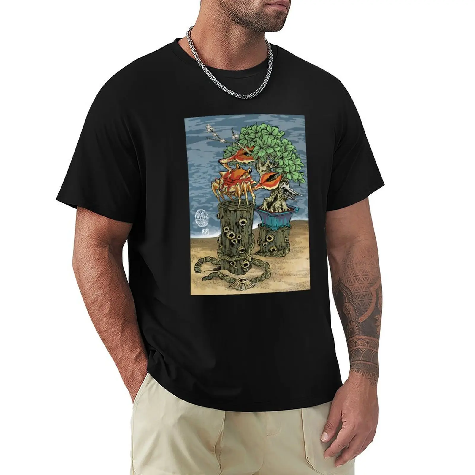 

Crab doing Bonsai T-Shirt Holiday Simple Tee Shirt