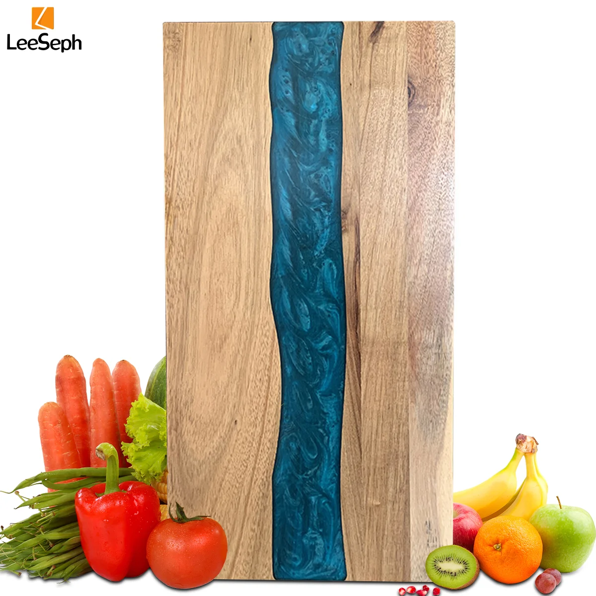 Holzschneidebrett mit Harz, einzigartiges Design für ein Vergnügungsküchenerlebnis, zum Servieren von Präsentation, Geschenk für kulinarische Liebhaber
