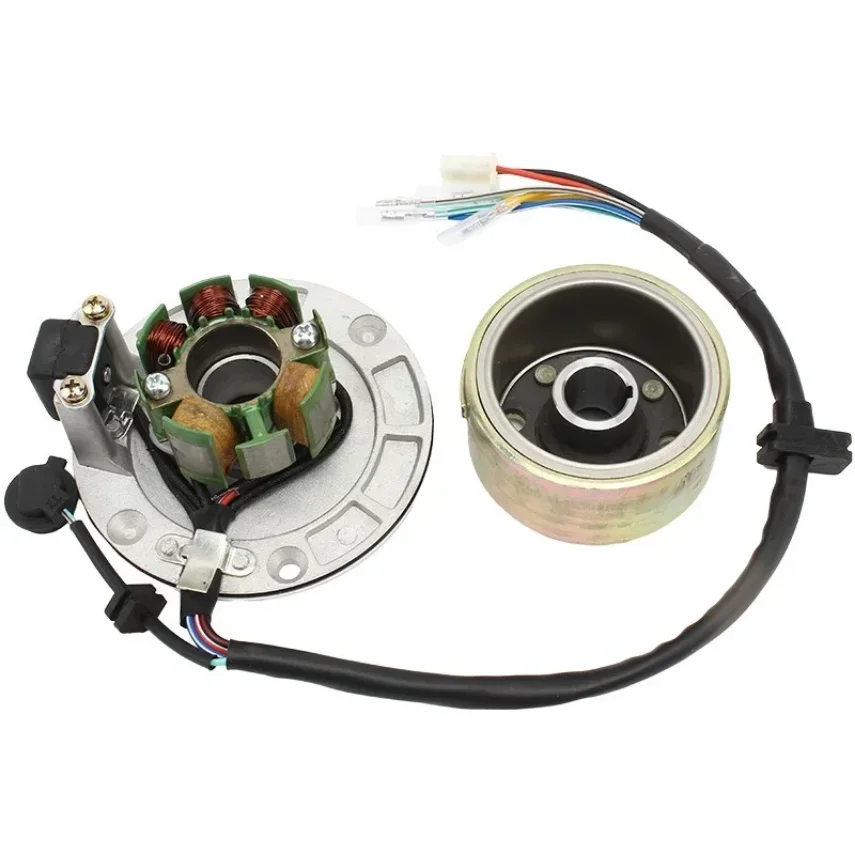 Motor Kits Stator Rotor Magneto Coil Fit for ZongShen 150CC Oil-cooled Engine Stator Rotor Magneto Coil Motorcycle Accessories