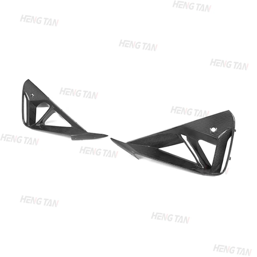 For BMW 2 series G42 M240 2022+ Dry Carbon Fiber Car Front Bumper Air Intake Grille Vent Cover Trim Parts Body kit