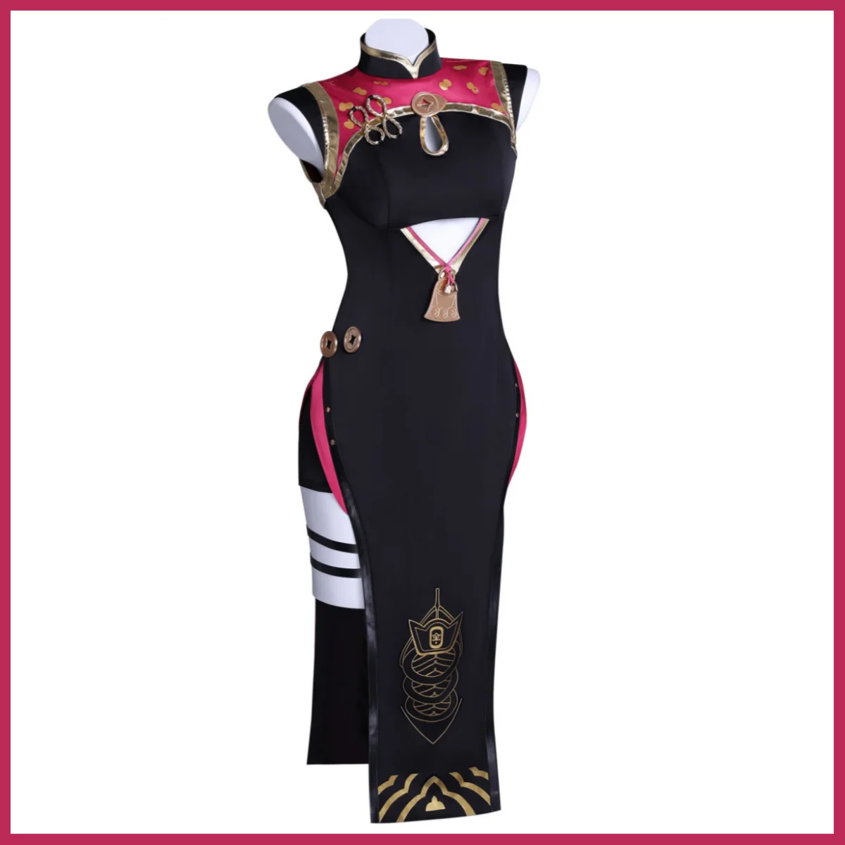 لعبة Zenless Zone Zero سويتي أزياء تنكرية لشرب الشاي على الطراز الصيني فستان شيونغسام زي نسائي مثير كرنفال #4