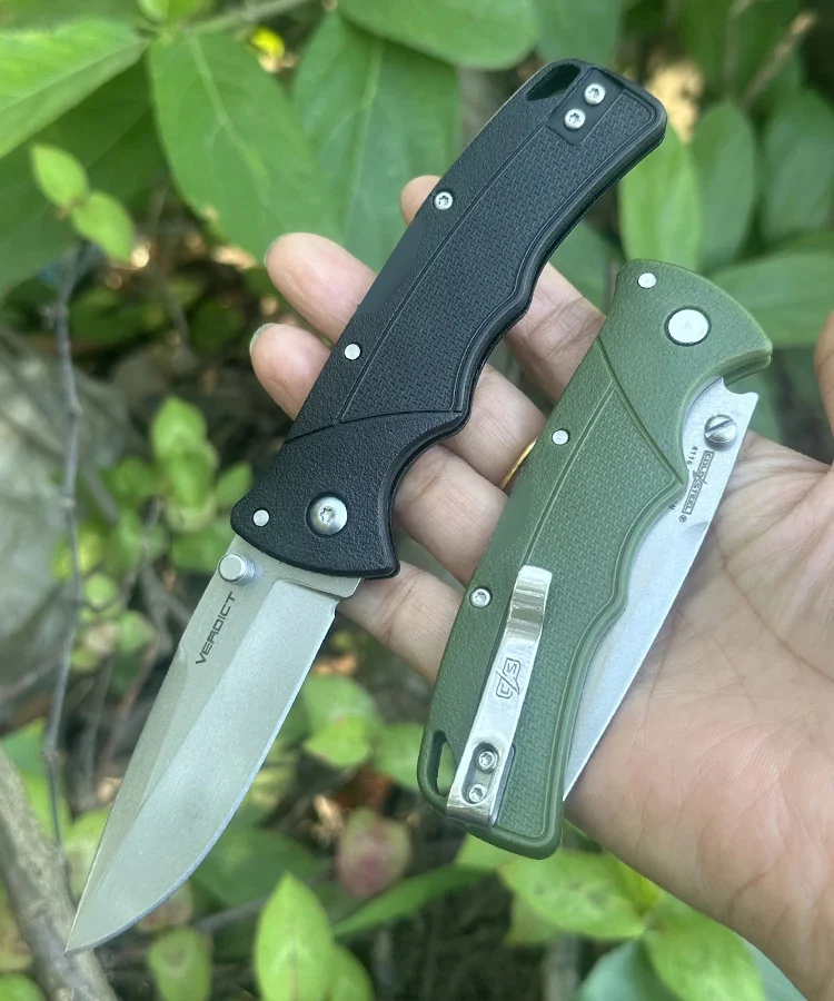 kalt 4166s Multifunktionales tragbares Jagdwerkzeug für den Außenbereich, Camping-Klappmesser, hohe Härte, Überleben, taktisches Messer für den Außenbereich