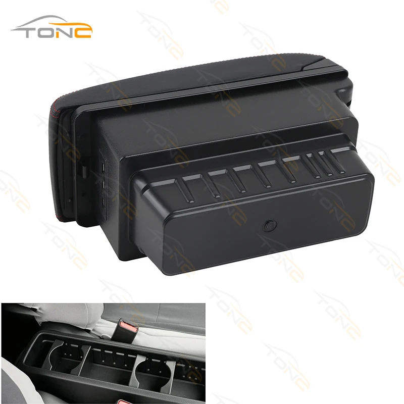 For Honda Fit armrest box 2020 2021 2022 For Fit HEV elbow rest integrated armrest of central console storage box with usb