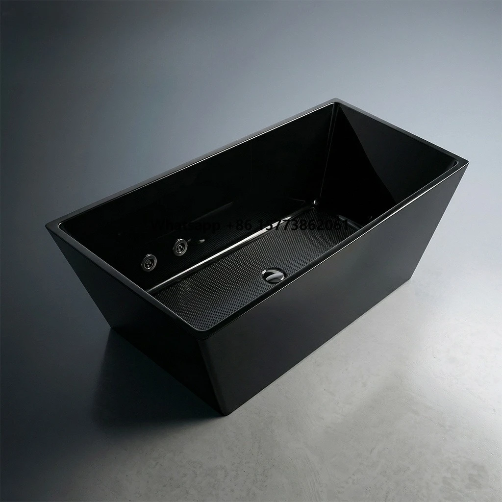 2026 New Arrival: Custom High-Insulation Black Acrylic Ice Bath Tub for Recovery - Best Ice Bath Tubs Cold Plunge Tub