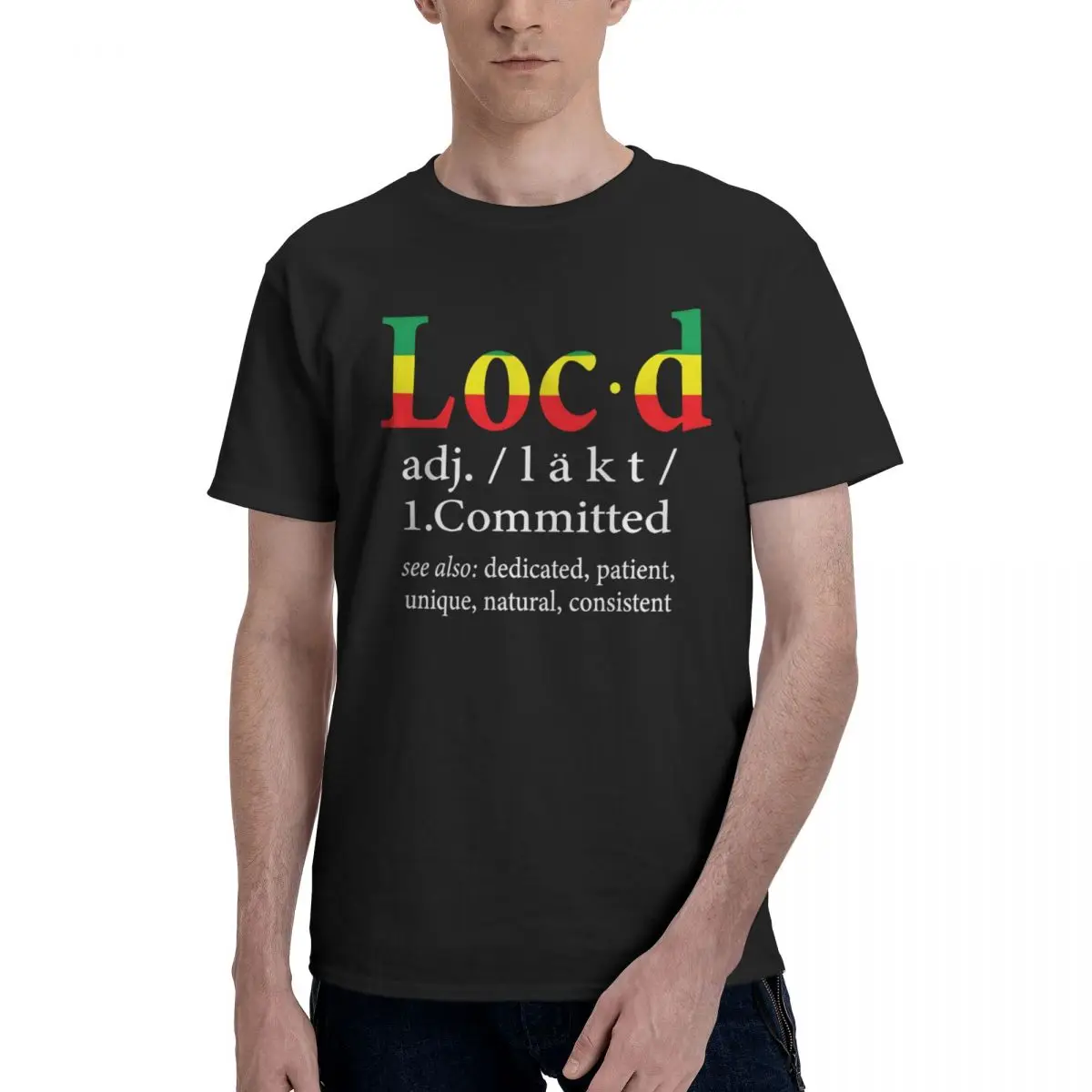 Committed Unique Natural Funny Graphic Move High grade Title Top tee Leisure Eur Size