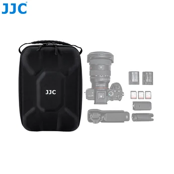 JJC 하드 카메라 여행 케이스 가방, 소니 A7R5 A7IV V A7III II A7 캐논 EOS R6 마크 II R8 R7 R5 R 니콘 Z8 Z5 후지 XT50 W 렌즈용