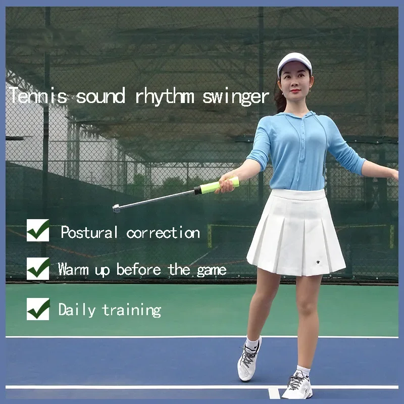 Tênis Vocal Rhythm Swing treinamento dispositivo, Badminton Assist Trainer, Tênis Servir dispositivo