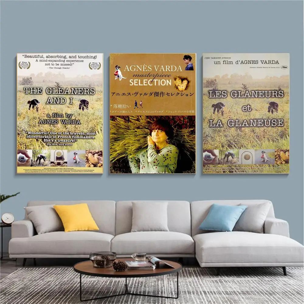 classic movie T-The Gleaners and I-I Painting Calligraphy Nature Inspired Artwork for Living Room  Home Decoration