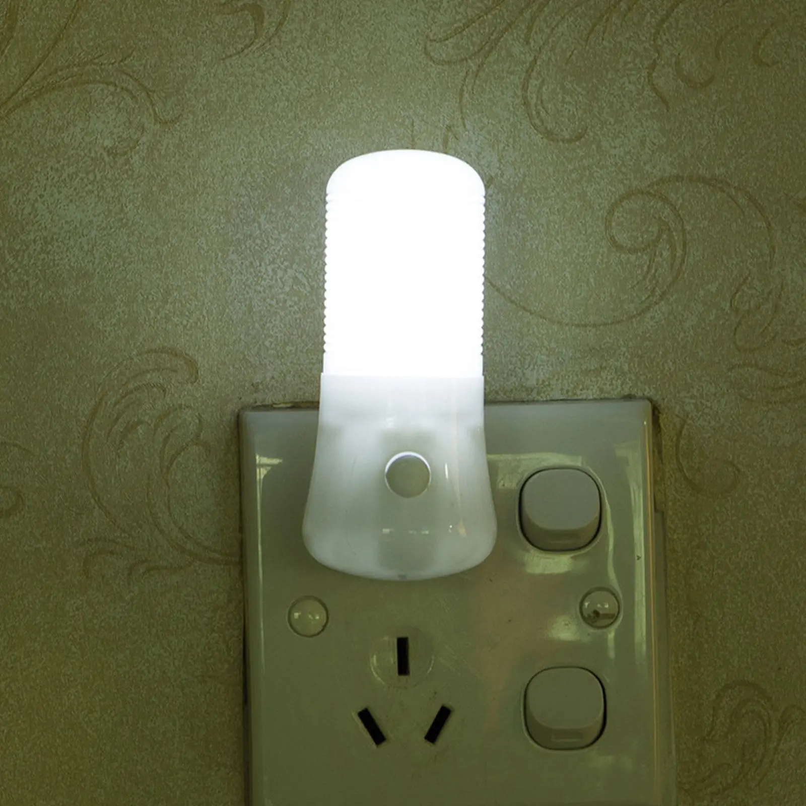 

Night Light LED Wall Lamp Plug-in Bright White Light for Bedroom Bathroom Corridor Decoration LED Lights