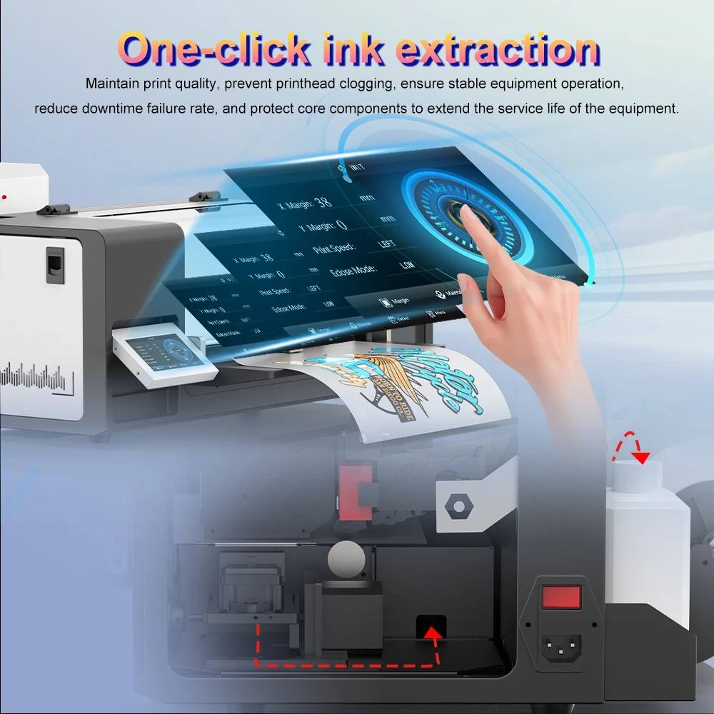 طابعة OEMG S13 DTF A3 طباعة 13 بوصة لرأس الطباعة Espon XP600 مباشرة إلى أكياس طابعة الأفلام آلة طباعة الملابس والقمصان