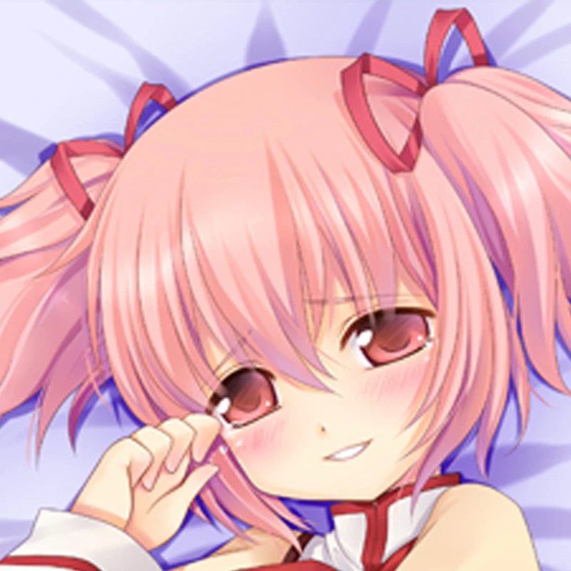 Madoka Kaname Anime Dakimakura Pillow Cover Double Sided Print Hugging Body Pillow Case Multi Size 120-180cm