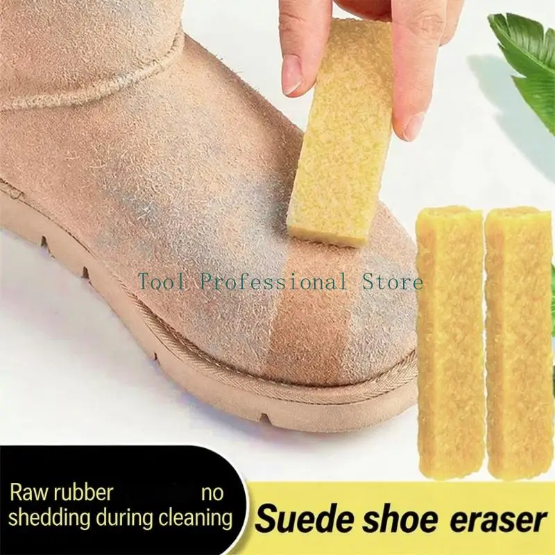 57QF Gentle Suede Nubuck Leather Cleaning Rubber Eraser Tool Removes Dirt and Stains Safely Restores Original Shine for Shoes