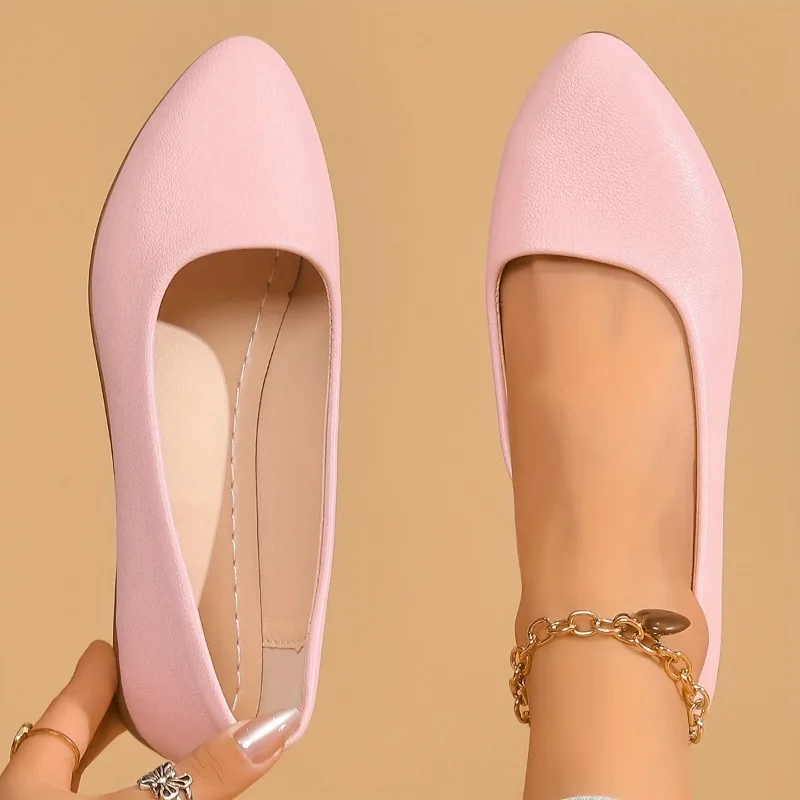 Spring Autumn Elegant Pointed Toe Women's Flats and Loafers Fashion Best Selling New Comfort Shallow Women Shoes Лоферы Женские