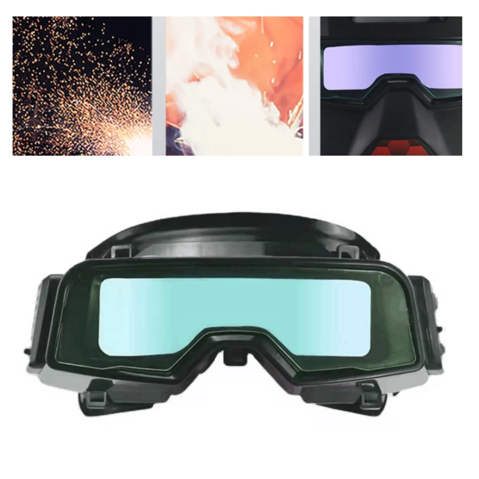 Auto-Darkening Welding Helmet Impact-Resistant Welding Helmet with Auto-Darkening Welder Mask Accurate Color for Welders