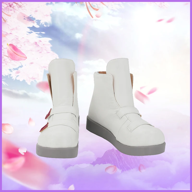 

Ведьма из Меркурии Chuatury Panlunch Косплей Костюм Обувь Белые сапоги ручной работы