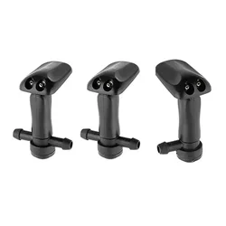 3Pcs Windshield Washer Nozzles for Saab 93 93X Car Holes Windshield Washer Nozzle Wiper Water Spray Jet