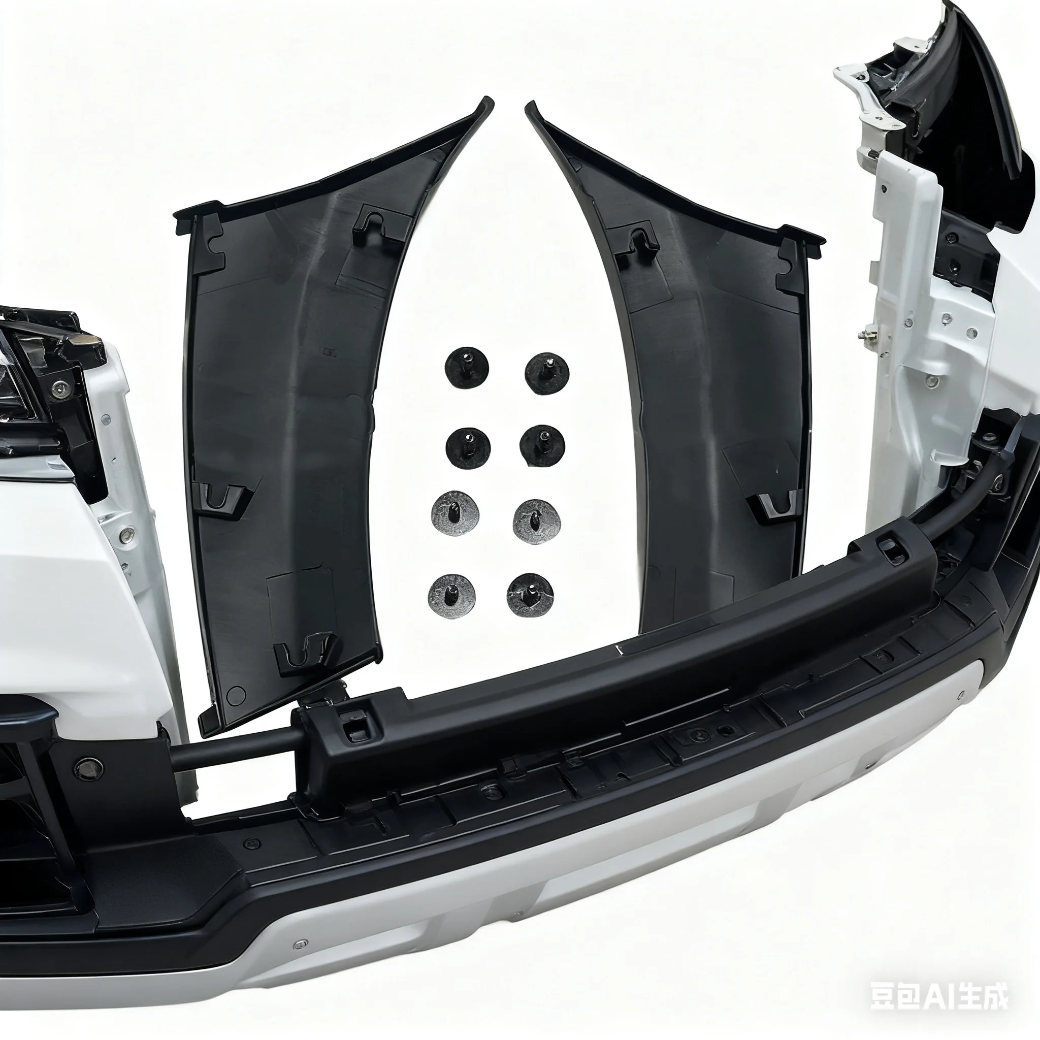 

2 шт. торцевая крышка переднего бампера для Toyota Sequoia для Tundra 2001-2006 521130C900, защита для бровей обода колеса