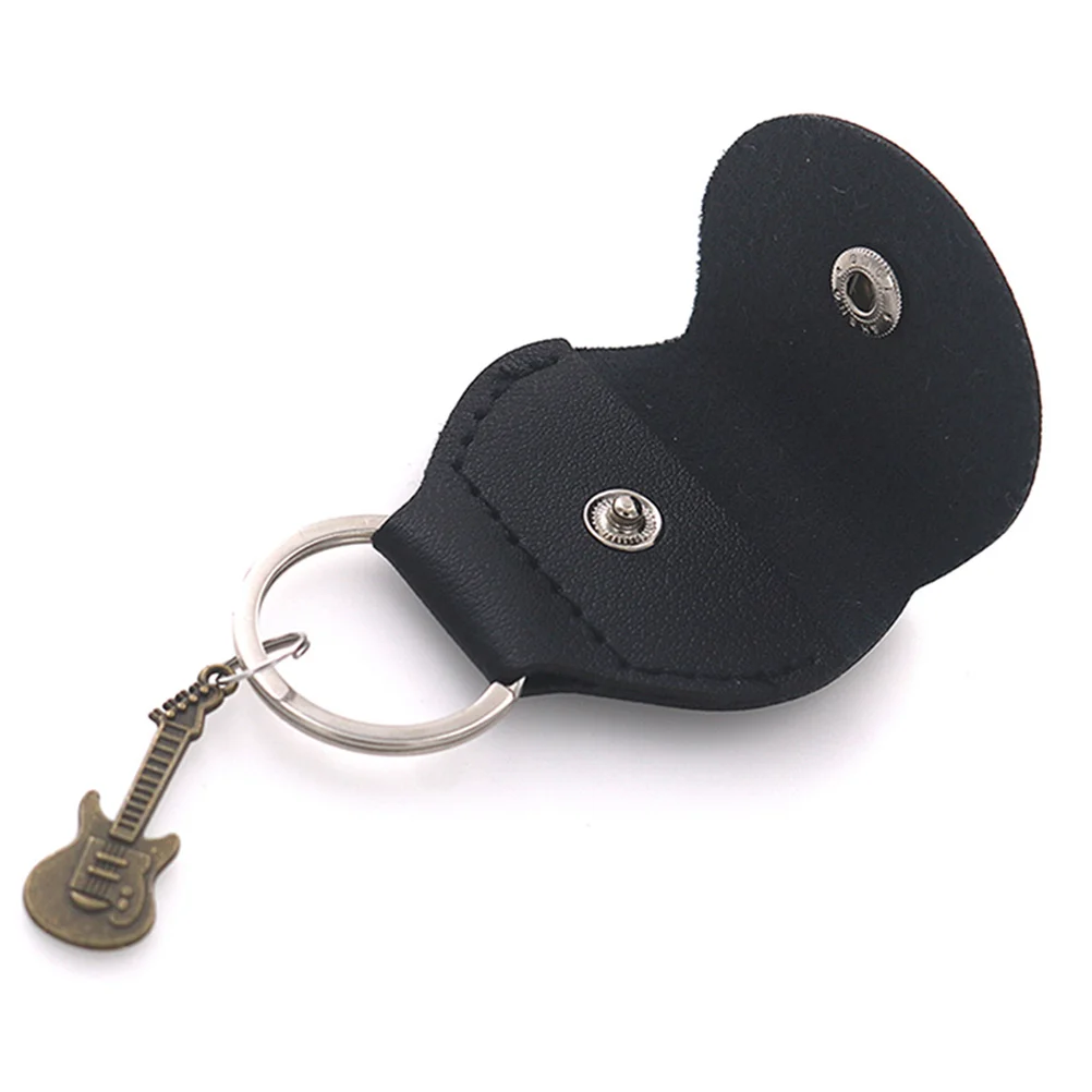 

4pcs Copper Holder Storage ganizer Bag Guitar Picks Holder for Unique Keychain Guitar Picks Keychain Guitarists