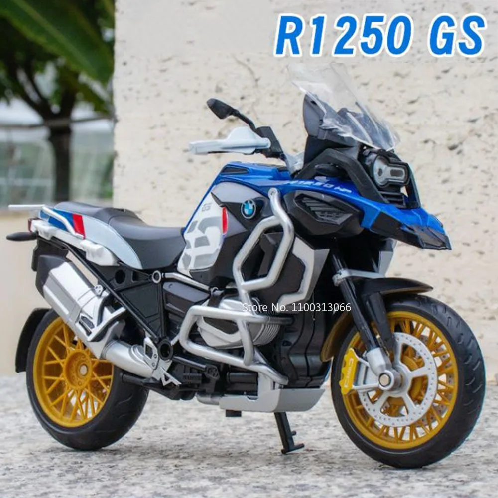 1:12 ‌ Honda ‌ CB400X Spielzeug-Motorradmodelle, Legierung, Druckguss, BMW R1250GS, Stoßdämpfung, Vorderrad, Lenkung, Sammlung, Motorräder – Detail 8