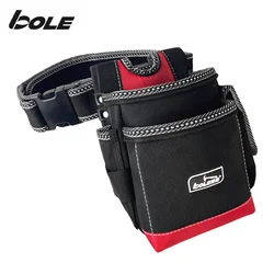 BOLE Hi-Spec impermeável Eletricista Tool Bag, Cintura Bag, Belt Canvas, Bolsa de armazenamento, Titular, Organizador, 1680D