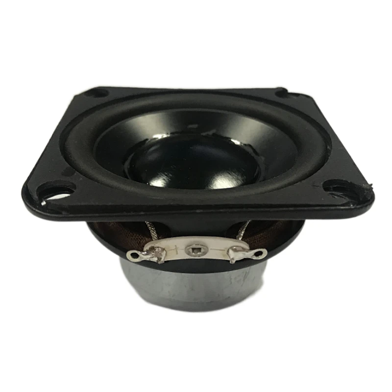 2.25 Inch 4Ω/8Ω RMS 10W Waterproof Midrange Speaker 57mm 85DB Neodymium Black Aluminum Film Rubber Edge square FullRange Speaker