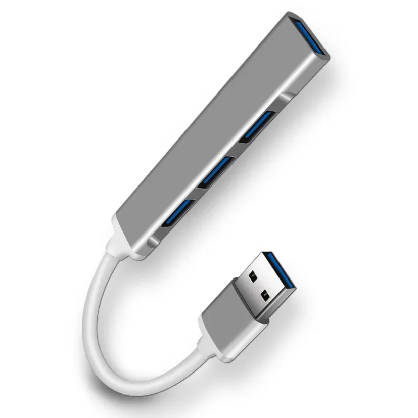 USB C Hub 4-w-1 i wieloportowy Adapter typu C kompilowany do komputera MacBook Pro typ-c do 4 USB 3.0 kabel do ładowania telefonu