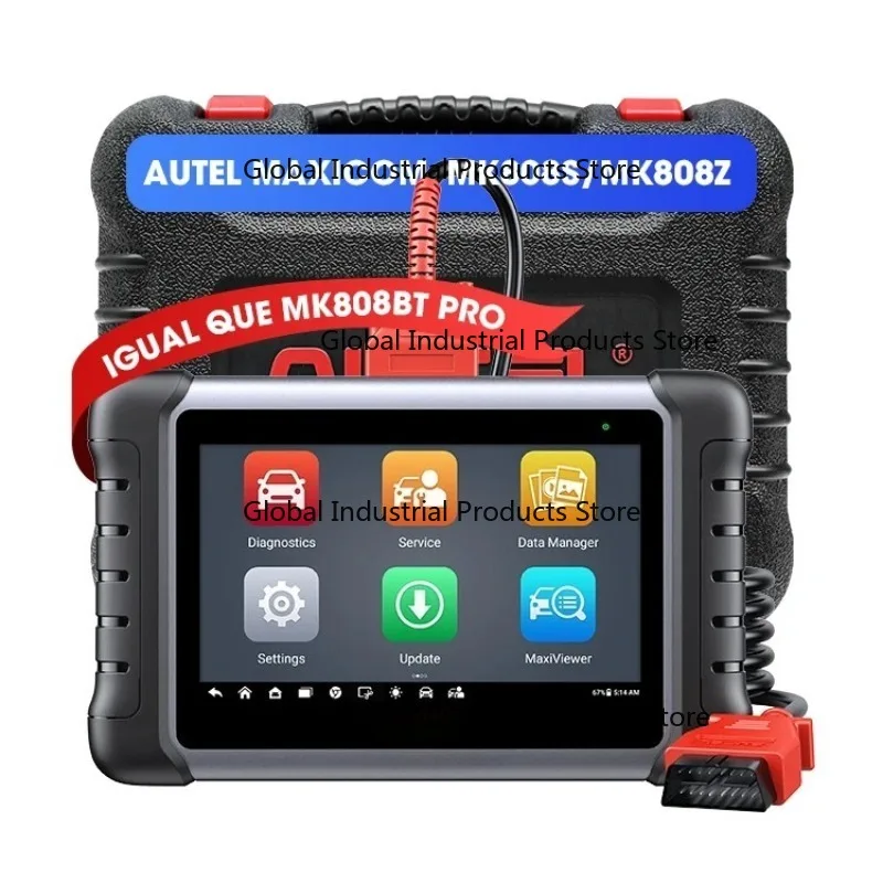 Scanner Spanish Version Full Bidirectional Tool MK808BT MX808S Resets Active Test Car Diagnostic Tool