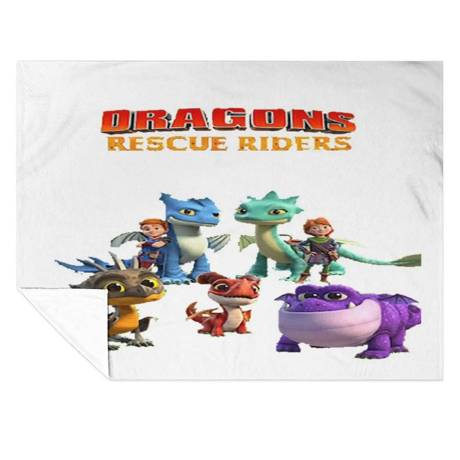 

Dragons Rescue Riders Throw Blanket Blankets For Bed funny gift Weighted Luxury St Blankets