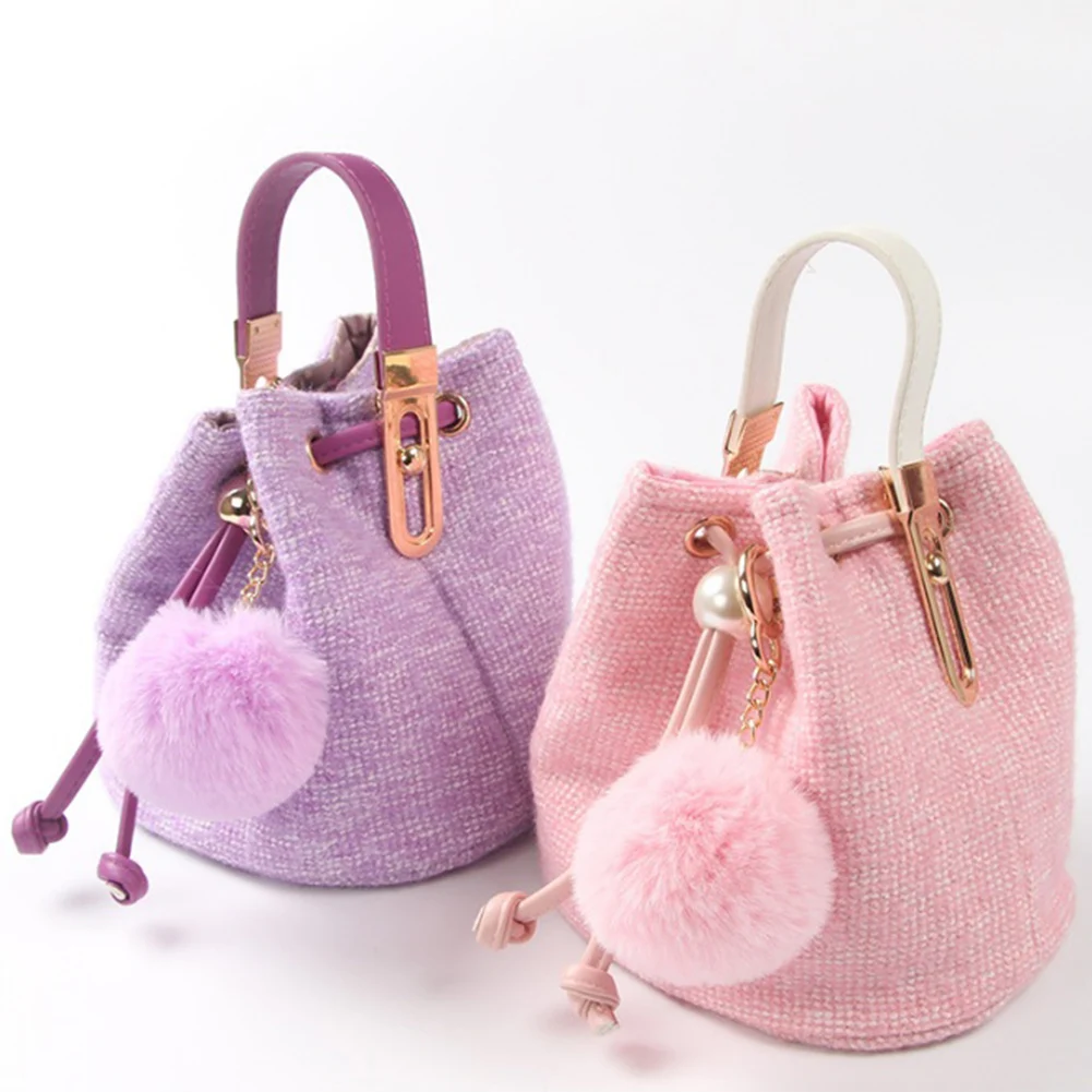 Hot Detachable Bucket Bag Rope For Woman PU Leather Handbag Belts High Quality Duarble Drawstring Bag Stropes Purse Accessories