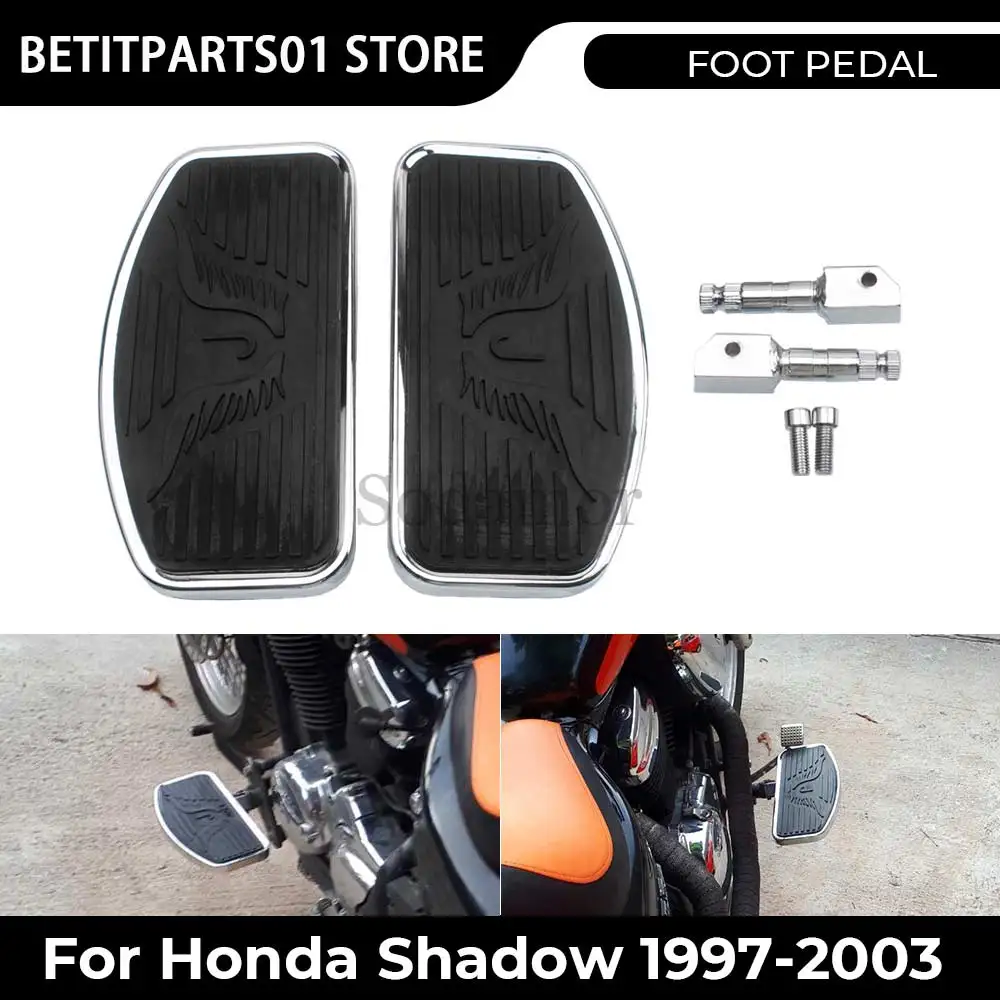 

Деталь мотоцикла, передняя и задняя широкая подставка для ног, подставка для ног водителя, половицы для Honda Shadow ACE VT400/750 VT750C VT750DC Deluxe