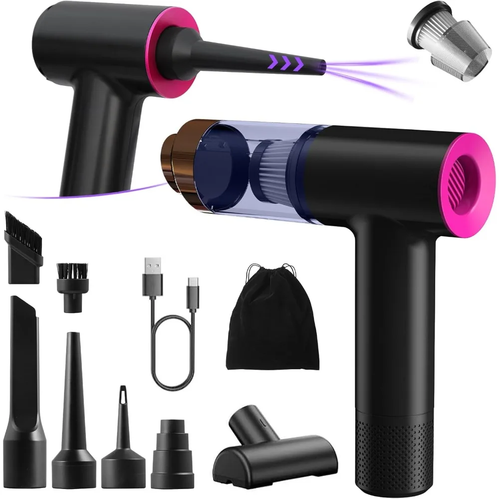 

Ручной беспроводной автомобильный пылесос портативный мини 7500Pa 12000Pa двойной всасывающий пылесос 4 в 1 воздуходувка надувной дефлятор воздуха