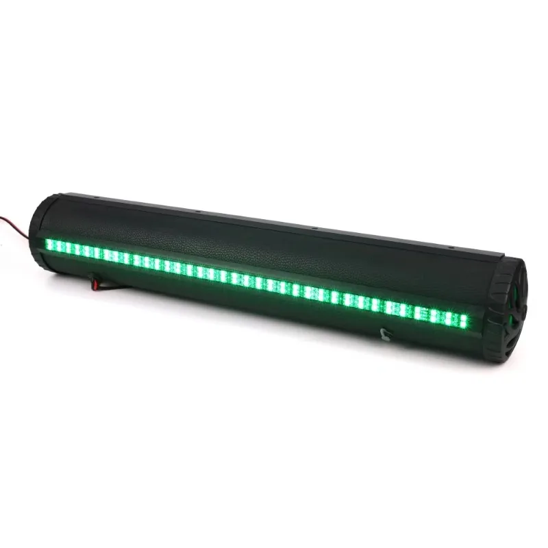 500W IP66 Waterproof Sound Bar Bluetooth V5.3 LED Music Sync Speaker for ATV UTV Cart