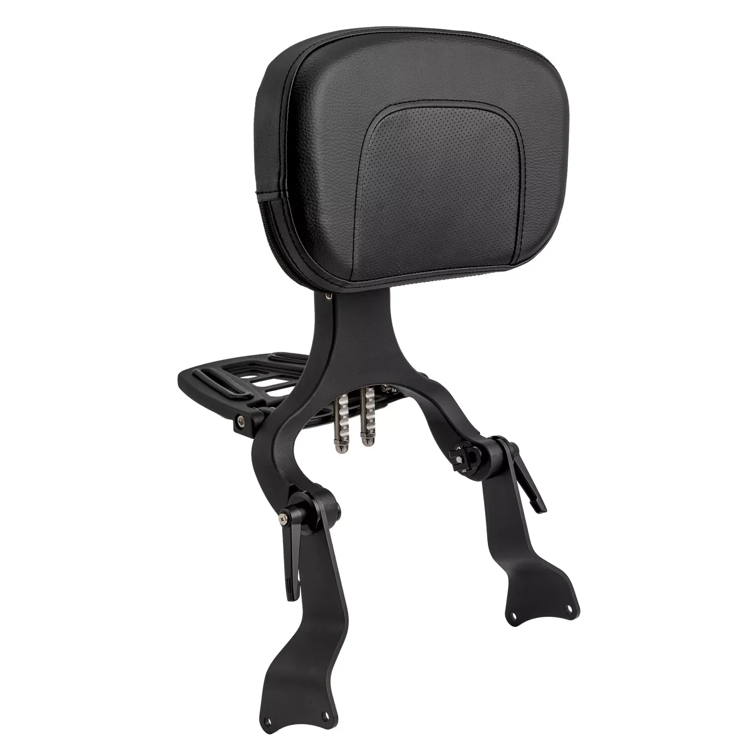 Dudukan batang sandaran penumpang Driver multifungsi untuk Harley Touring Road King Road Glide Street Glide Electra Glide 09-13