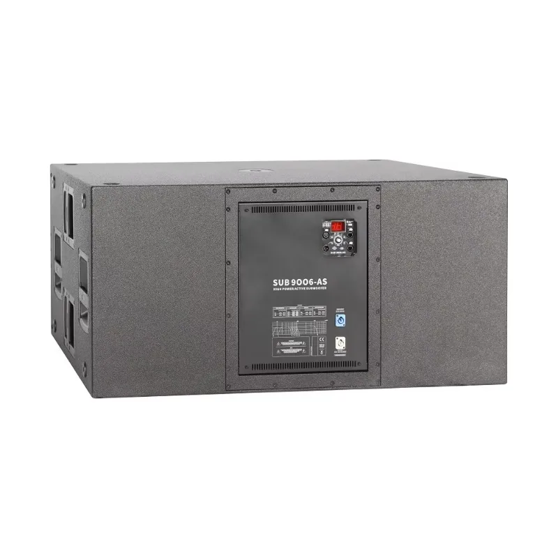 9006-AS Dual 18-inch active neodymium magnetic subwoofer with DSP professional audio DJ equipment